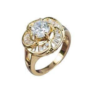 Vintage Rose Gold And Sterling Silver Ring